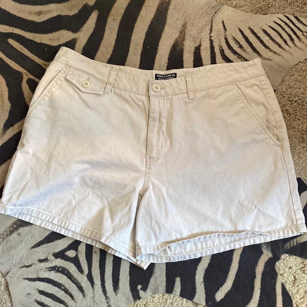 Khaki Polo Shorts